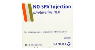 NO-SPA(Drotaverine HCL)40mg2 ml INJECTION